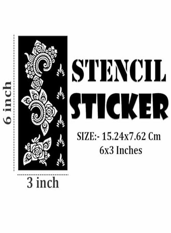 Komstec Beautiful Henna Style Sticker Templates for Beginners and Mehndi Lovers - Image 5